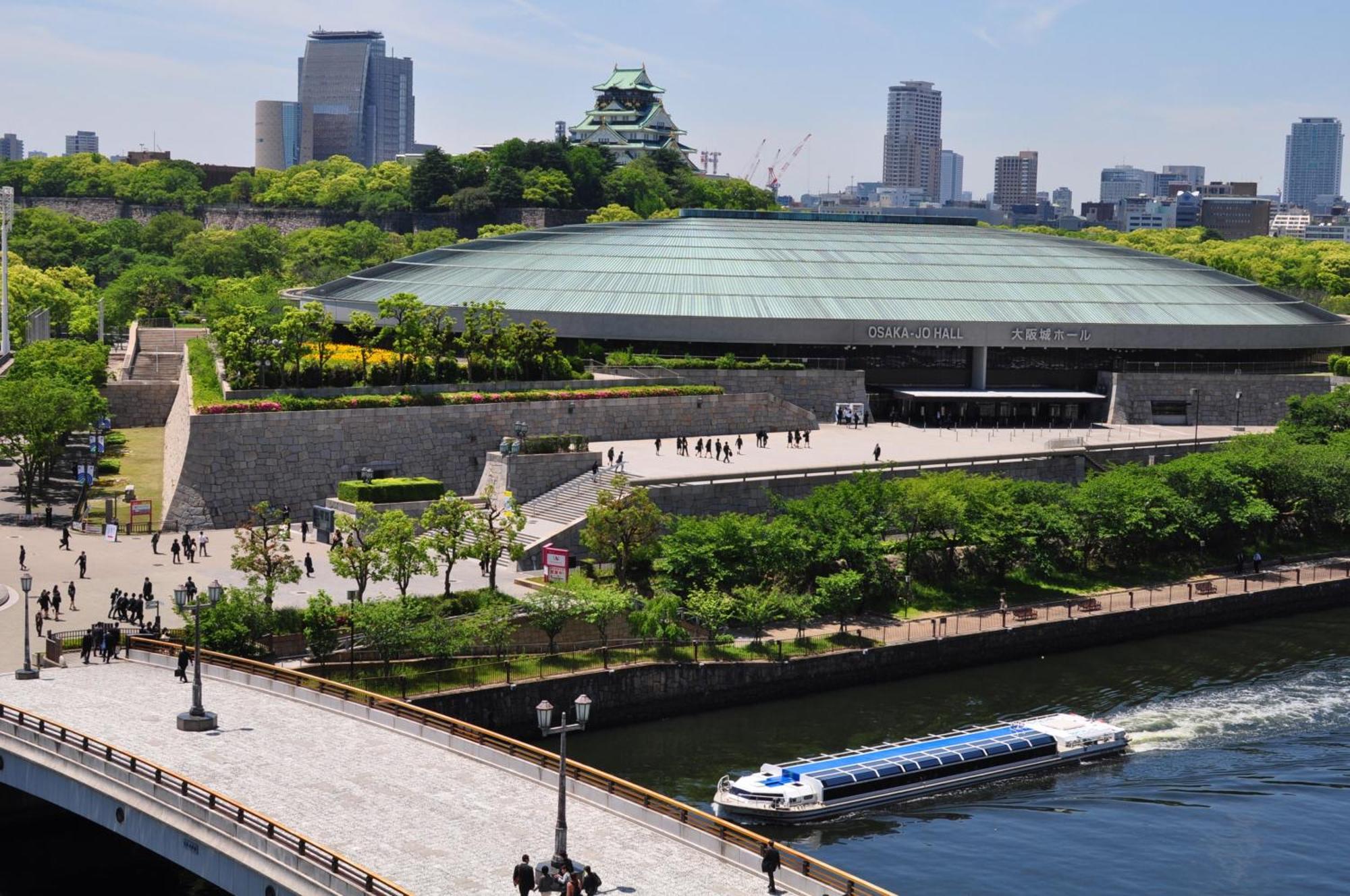 Hotel New Otani Ōsaka Eksteriør bilde Sumo Hall