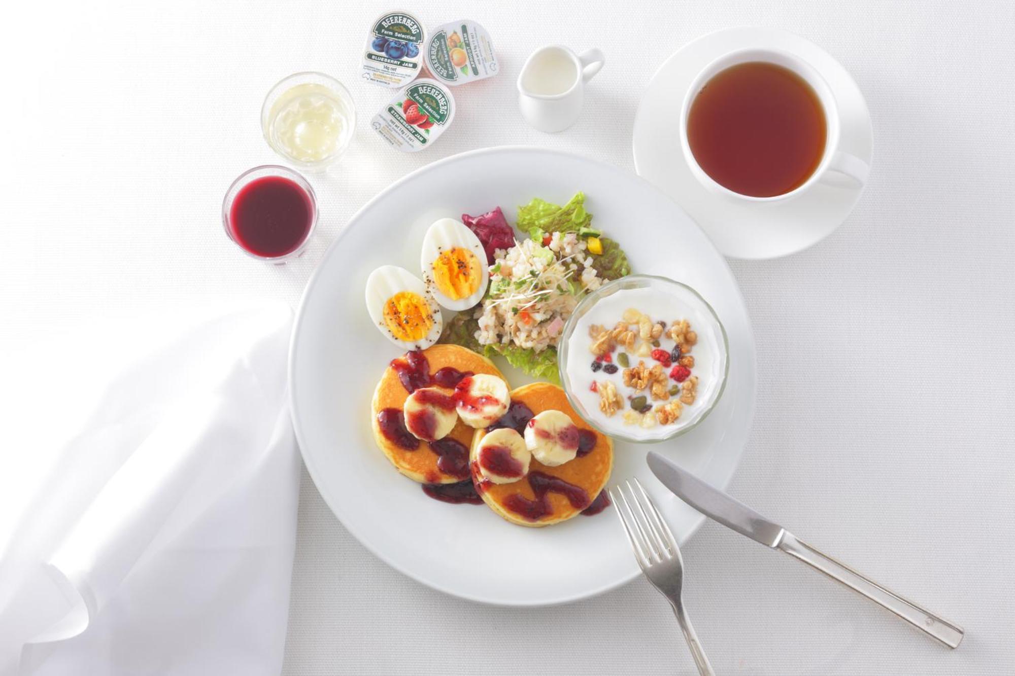 Hotel New Otani Ōsaka Eksteriør bilde A typical breakfast